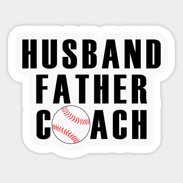 husband and coach Sticker by TshirtsCintia